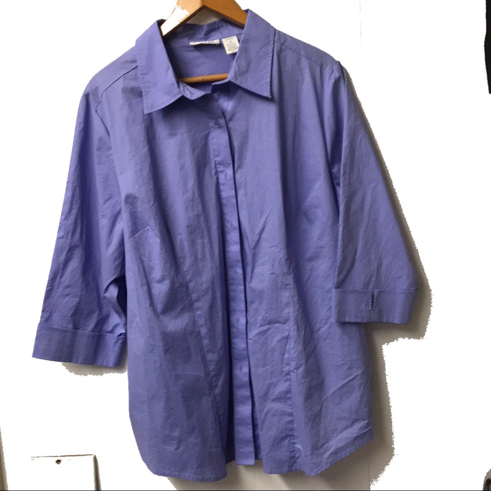 Chelsea Studio 1X tailored blouse
